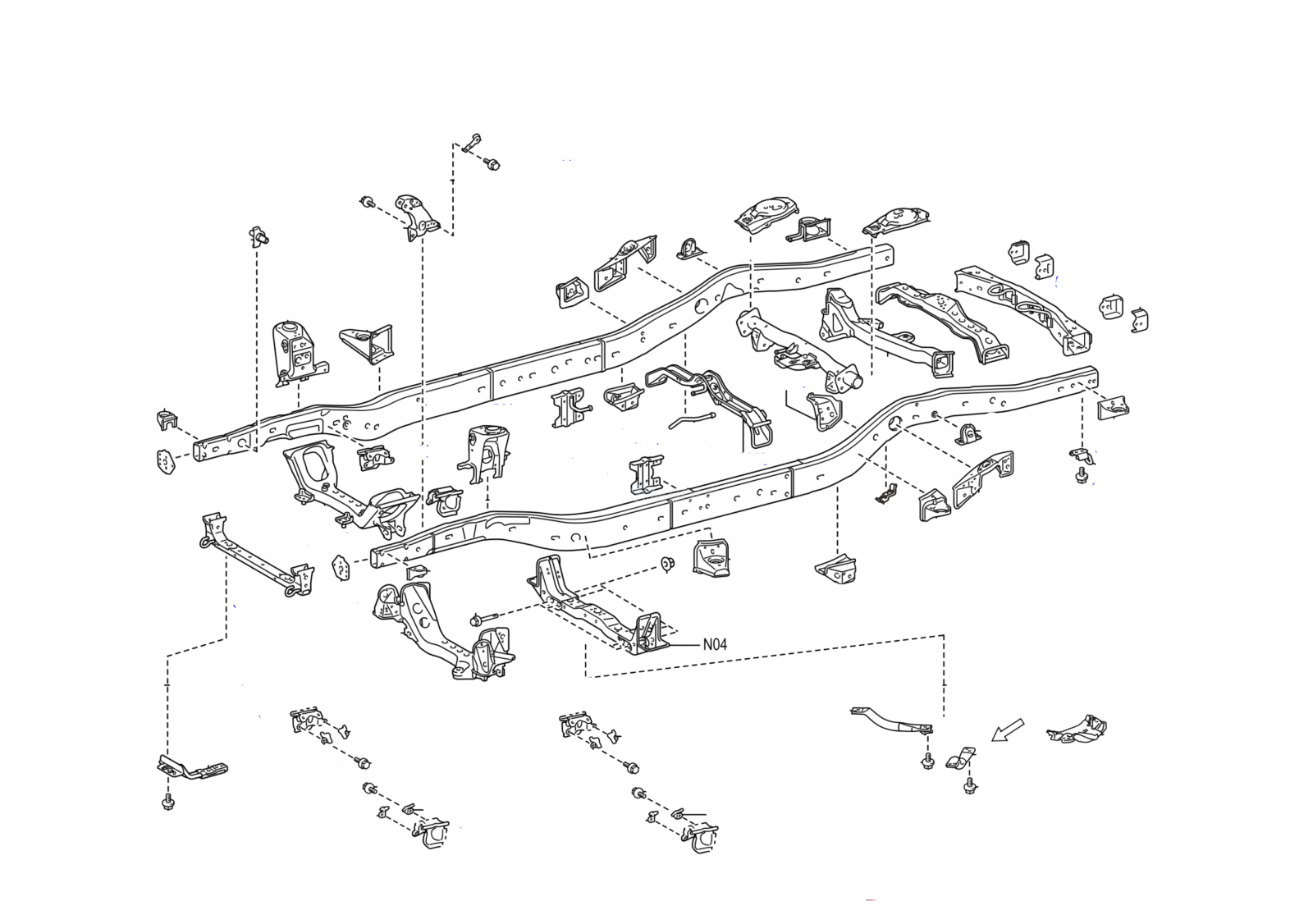 J150 (5 Door) parts diagram